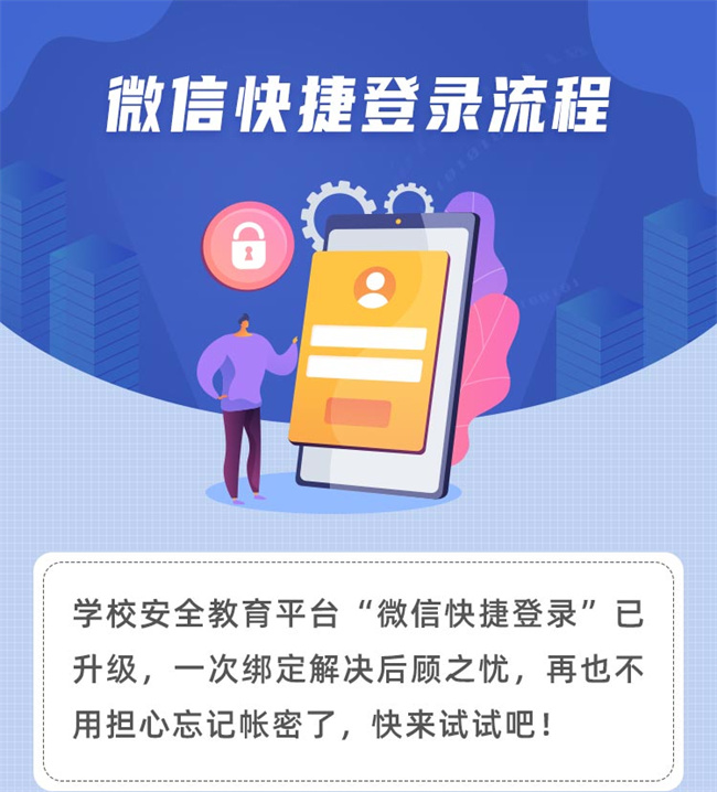 学校安全教育平台xueanquan.com微信快捷登录流程(图1)